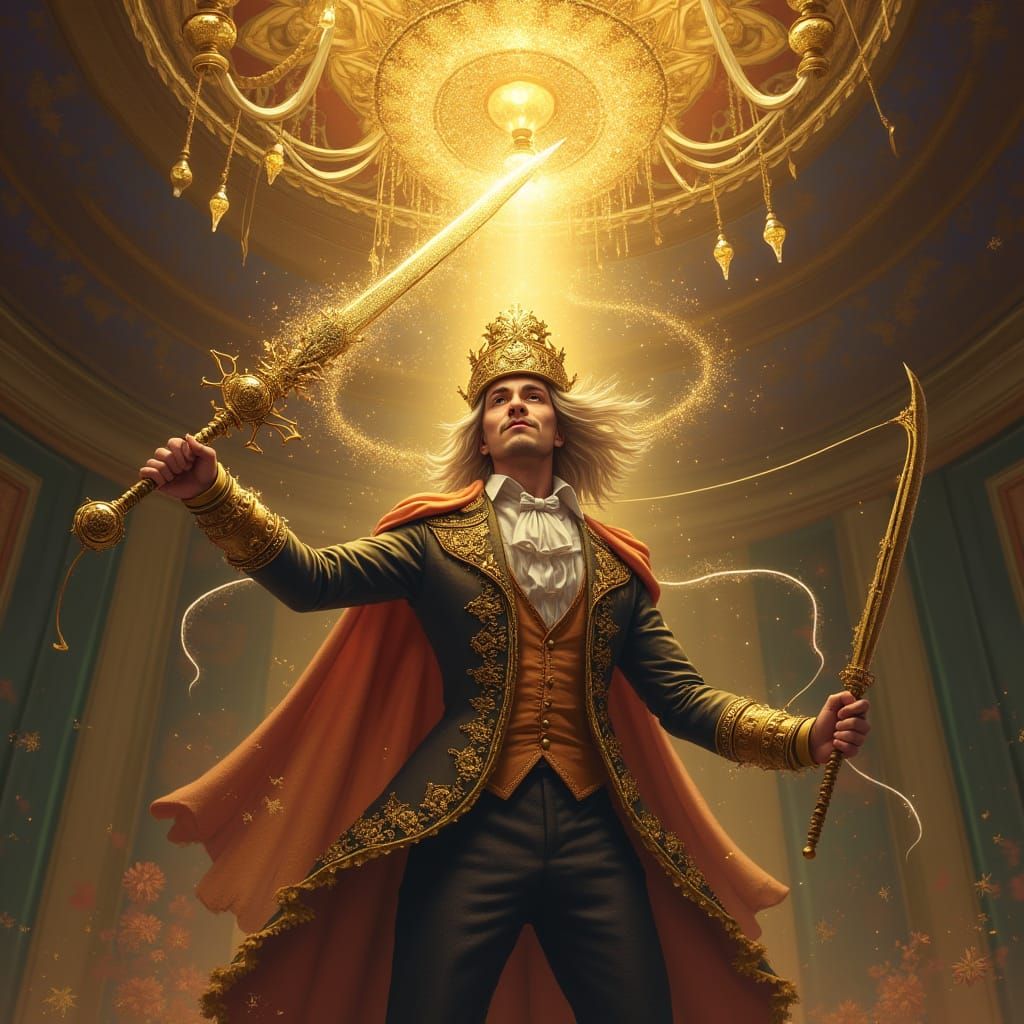 Heroic Tailor Sir Quilliam Summons Golden Hem Enchantment