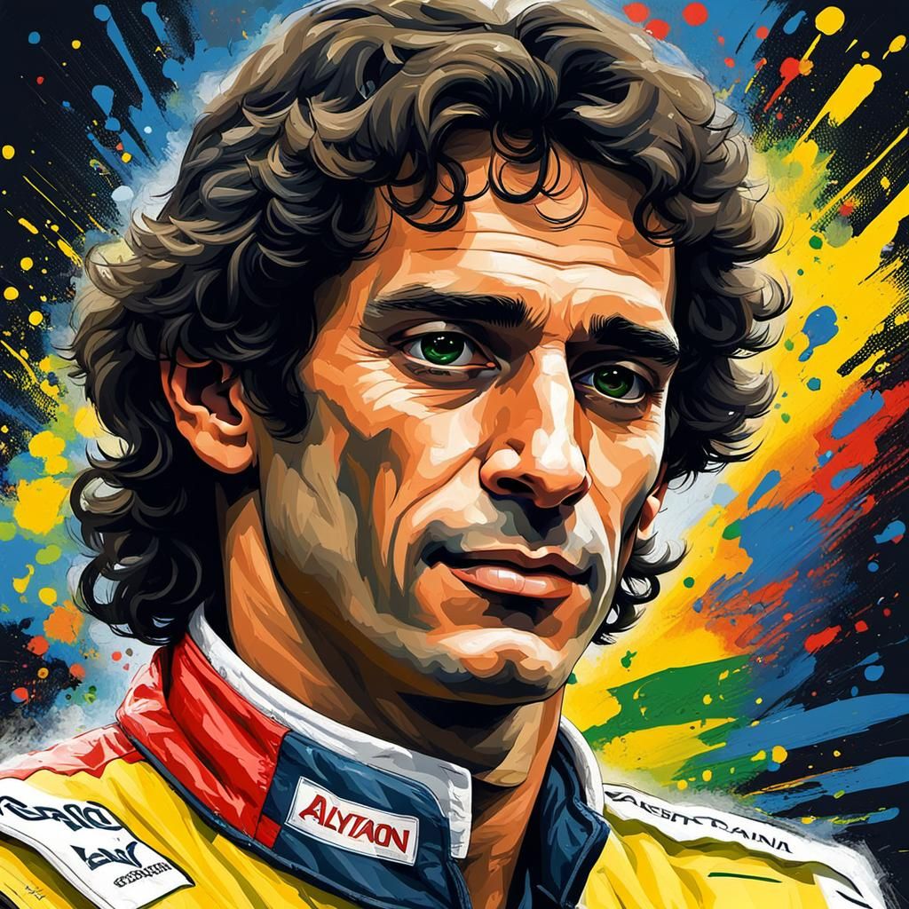 Ayrton Senna: Eternal Champion Portrait