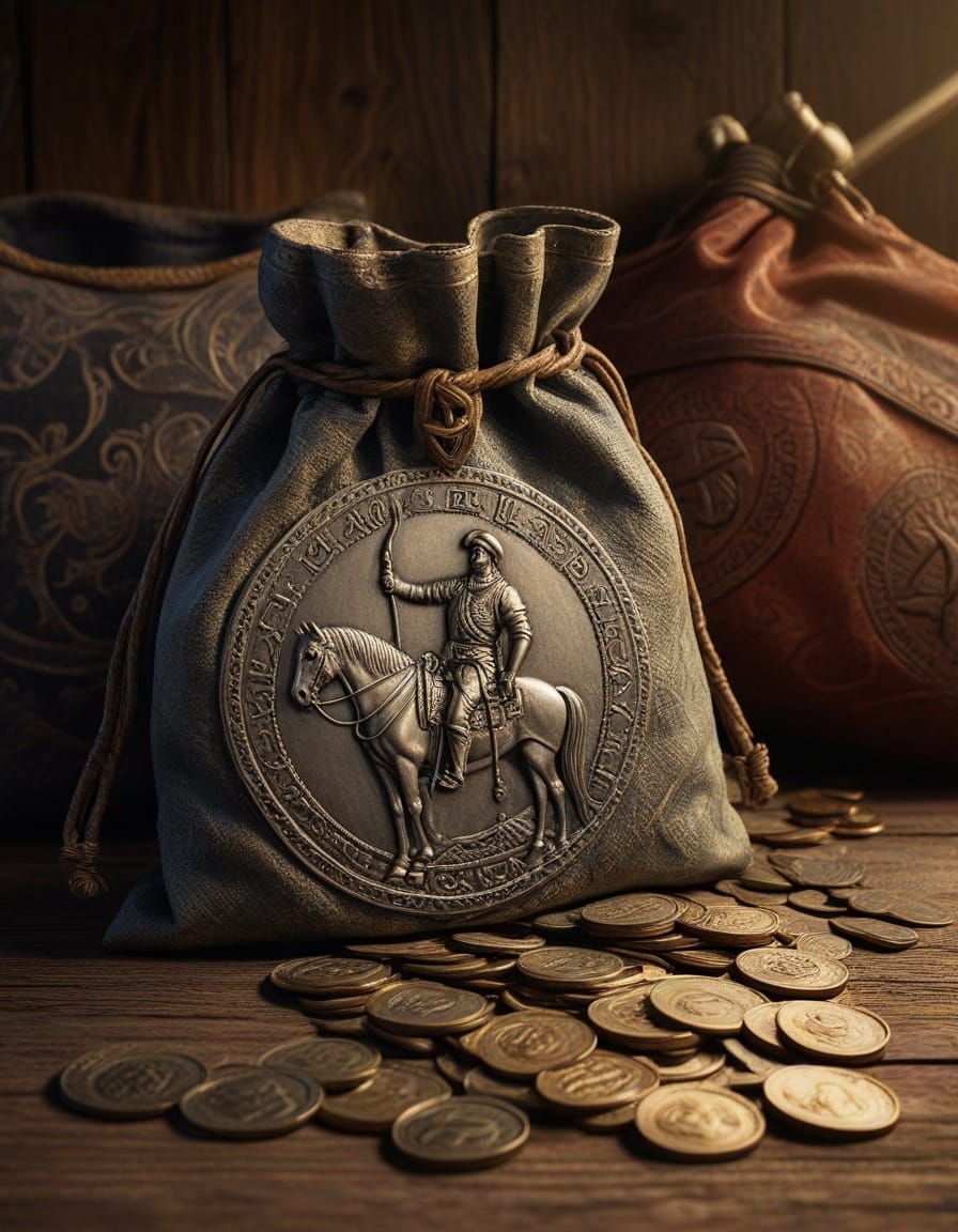 Ertuğrul Bey on Turkestan Coin with Horse