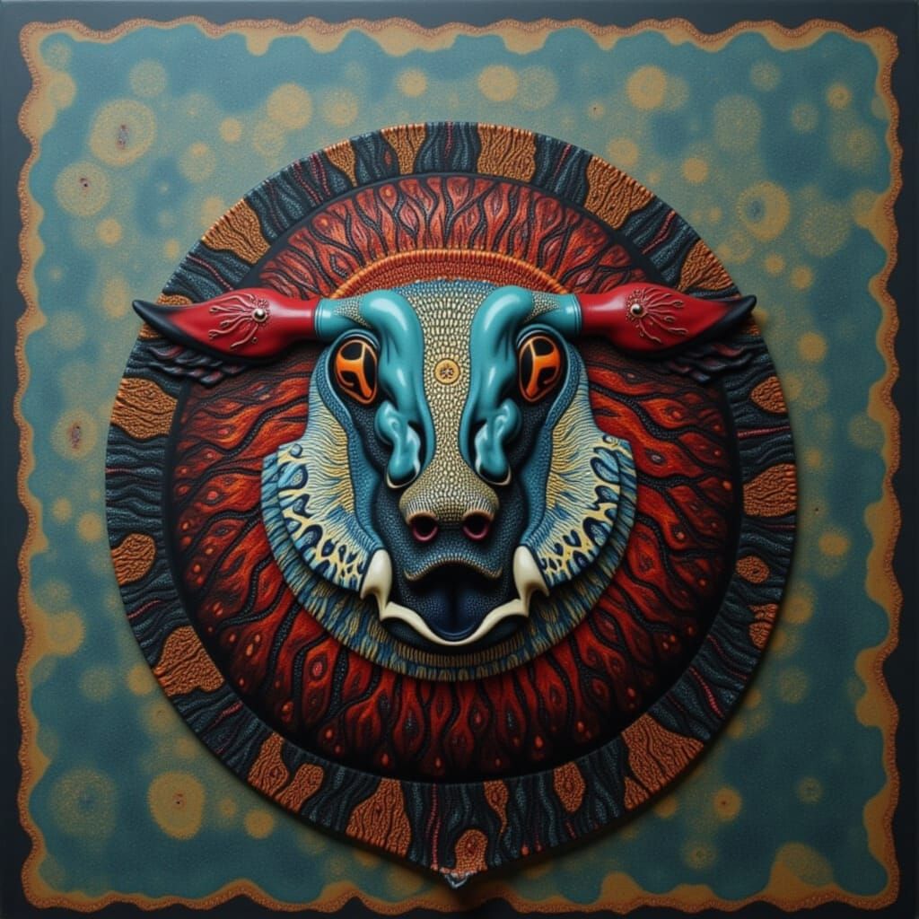 Backlit Silhouettes with Martian Swirls