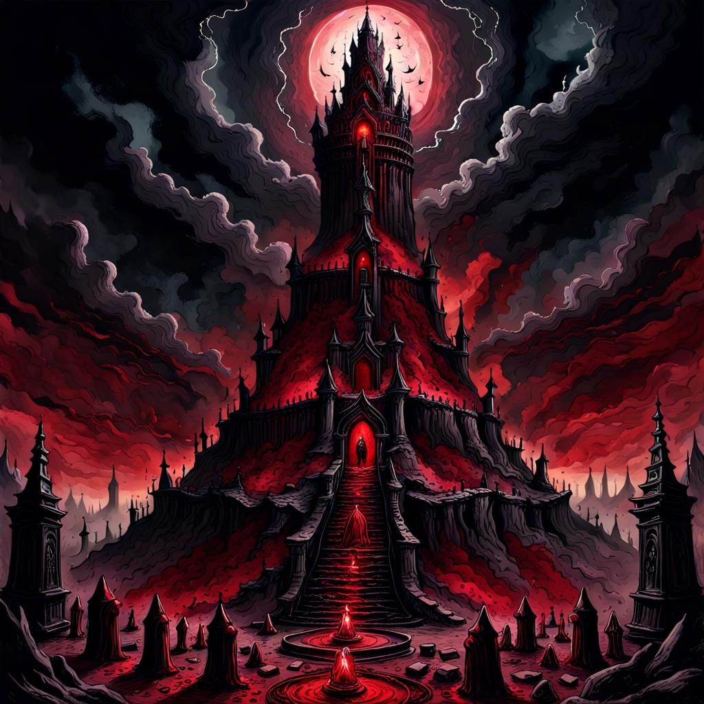 Dark Magic Tower Protecting Lost Souls