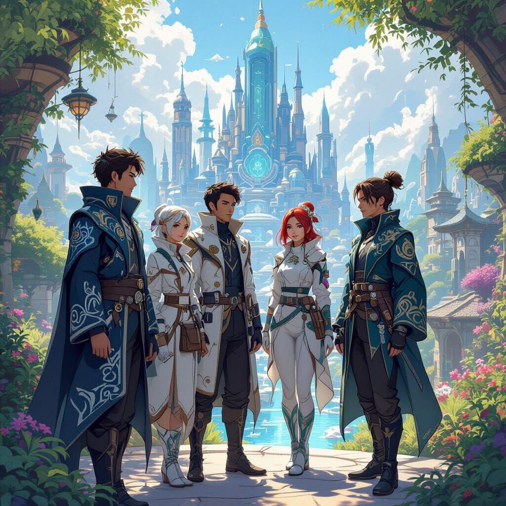 Modern Adventurers in a Magical Fantasy World