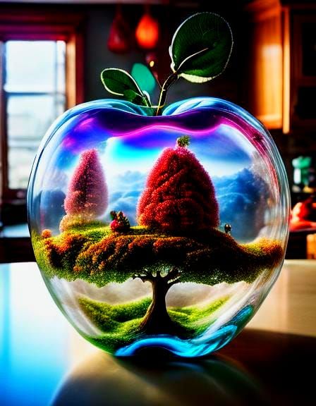 Double Exposure: Candy Apple Pie Dream