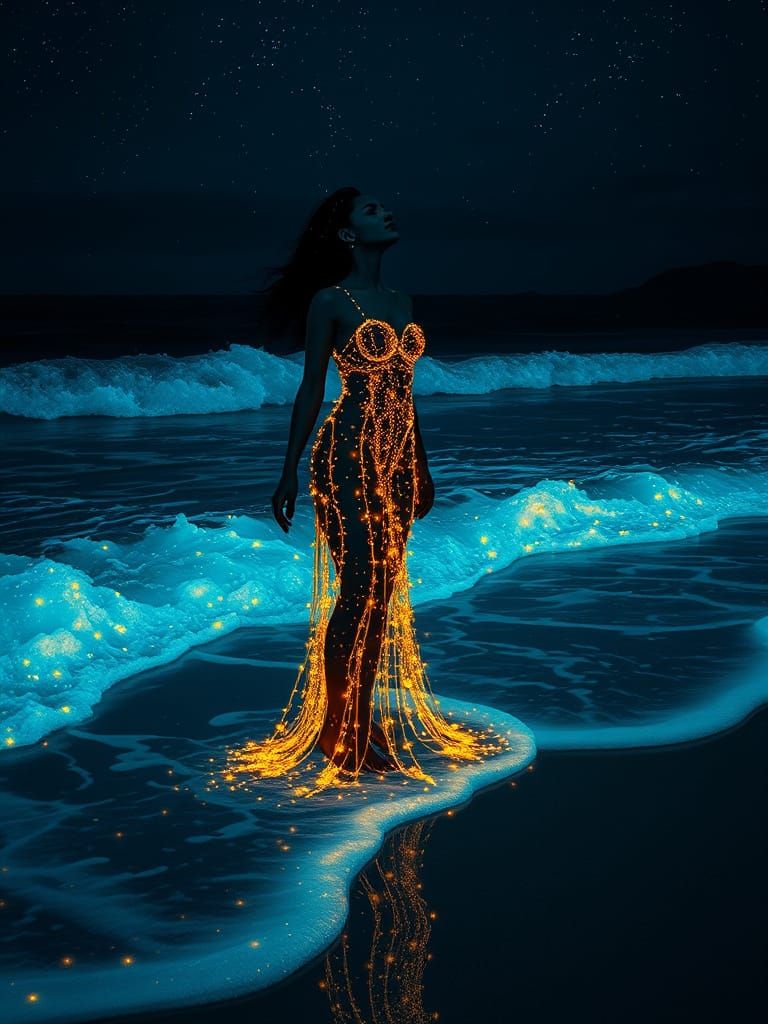 Bioluminescent Beach Wear
