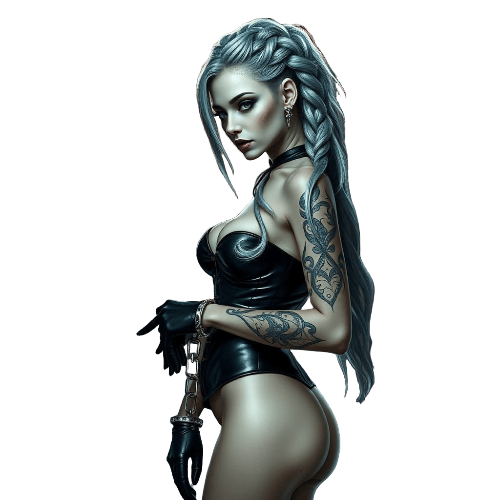 Vampire Woman in Gothic Splendor