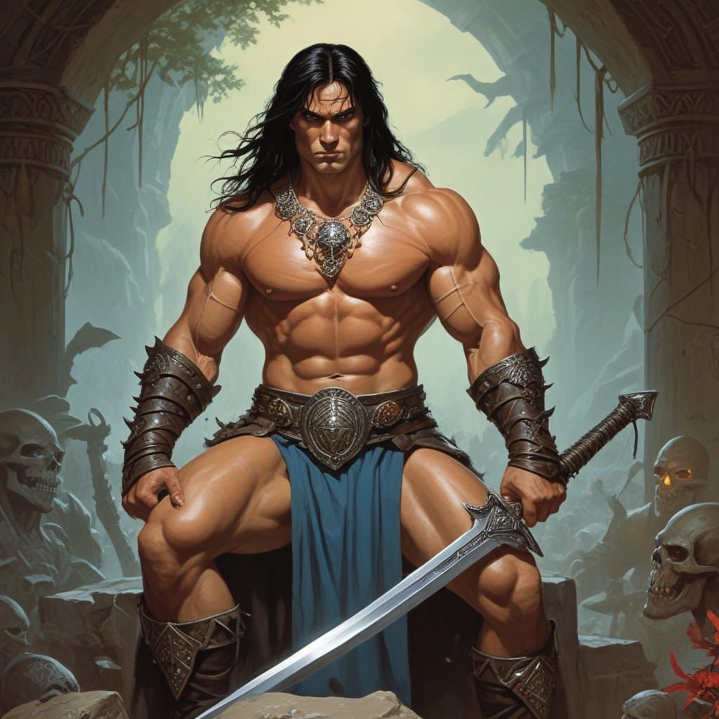 Conan the Cimmerian in Epic Sword and Sandal Style