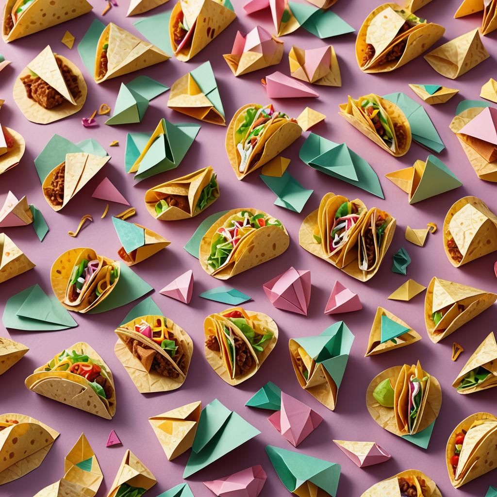 Origami Tacos: Hyper-Realistic Papercraft Art