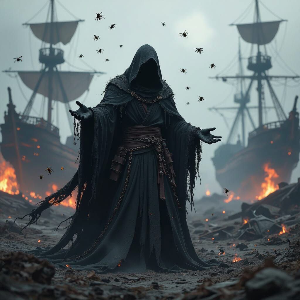 Insect Pirate Warlord in Burning One Piece Battle