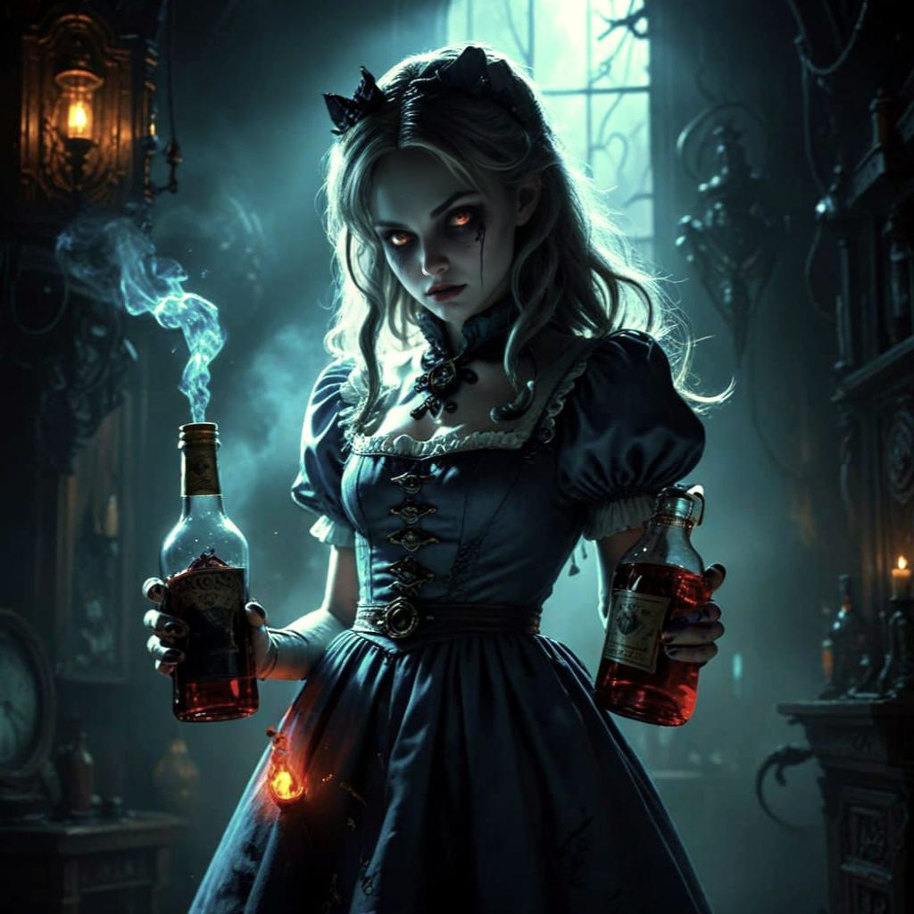 Sinister Alice in Dark Wonderland