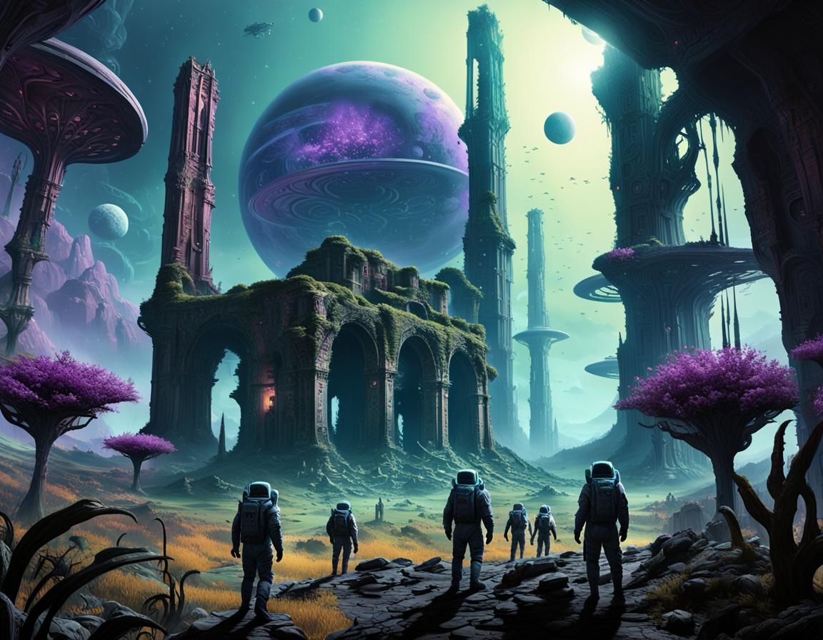 Astronauts Discover Ancient Alien Ruins on Distant Planet