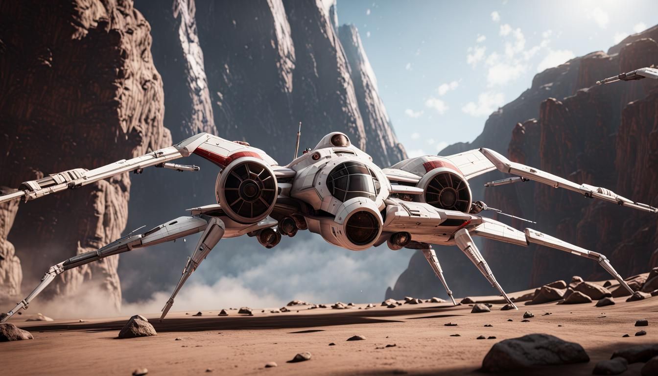 Hyper Realistic Spider Class Star Fighter
