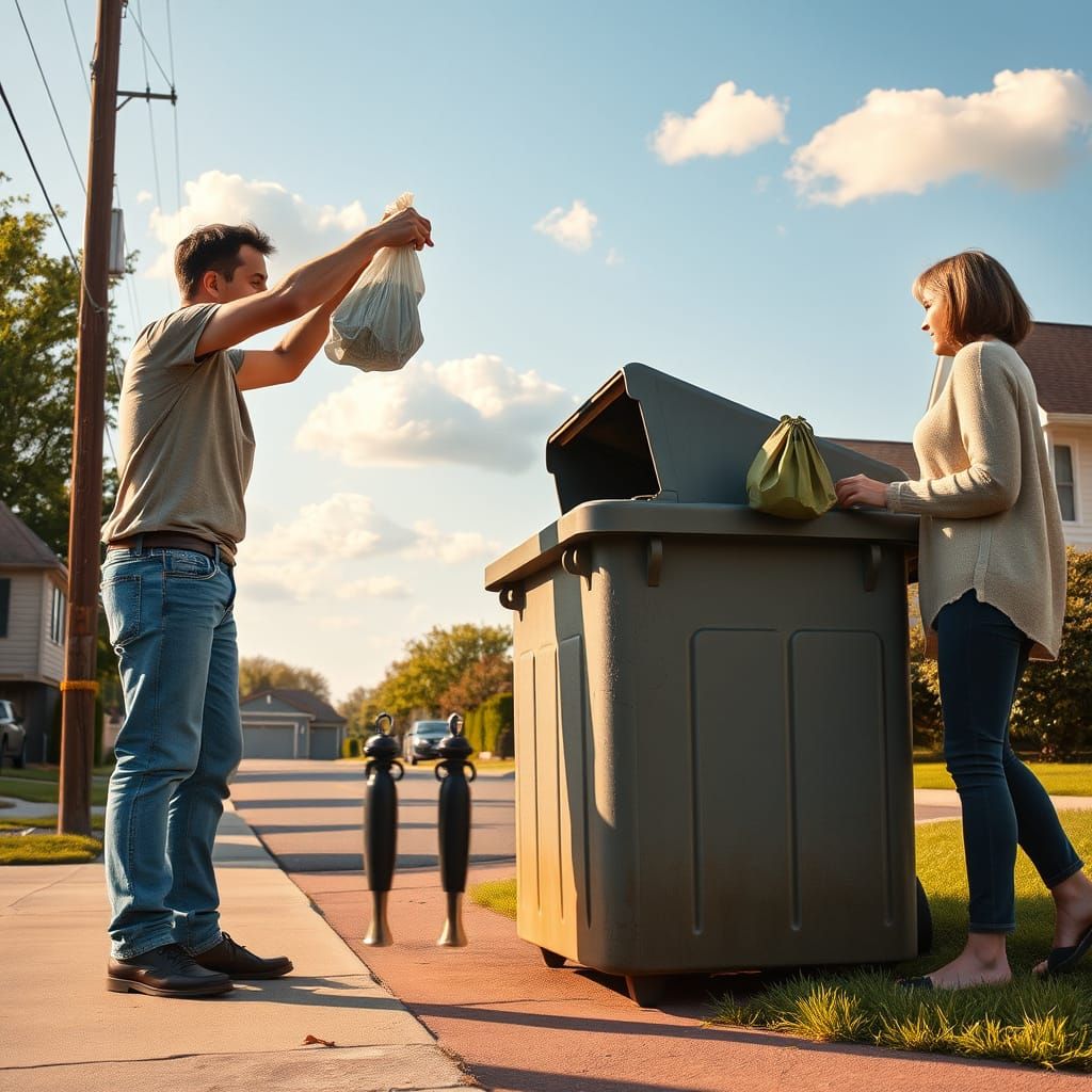 The Simple Pleasures of Taking out the Trash.