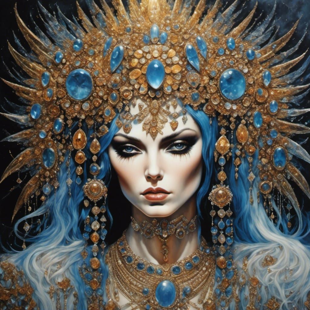 Illuminated Cavern of Divine Light and Crystals