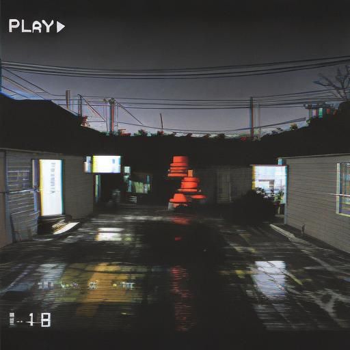 Film Noir Dreamcore Suburb in VHS Style