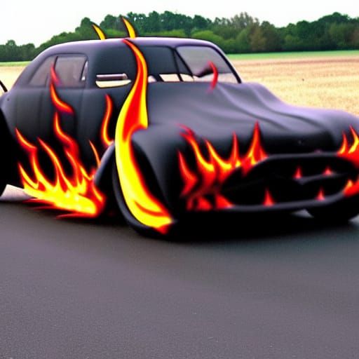 Infernal Devil Car Ablaze