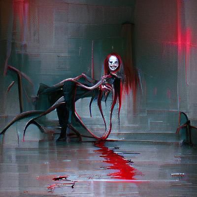 Sinister Self-Portrait in Baroque Style