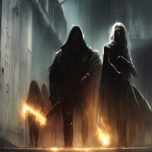 Dark Future Fantasy Concept Art in 8K