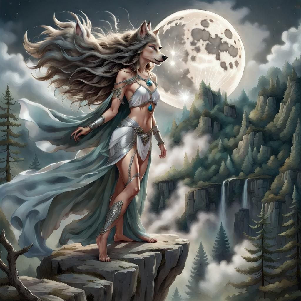 She-Wolf Guardian of the Silver Moon