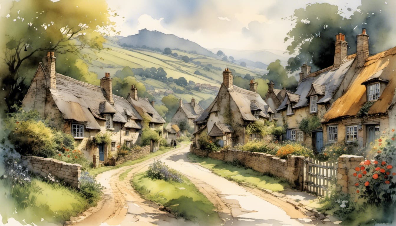 Beautiful English village