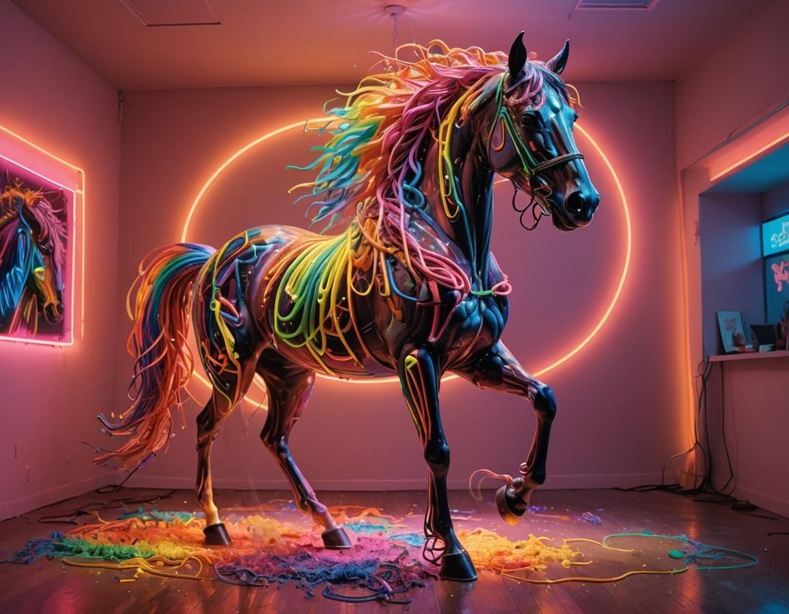 Rainbow  horse