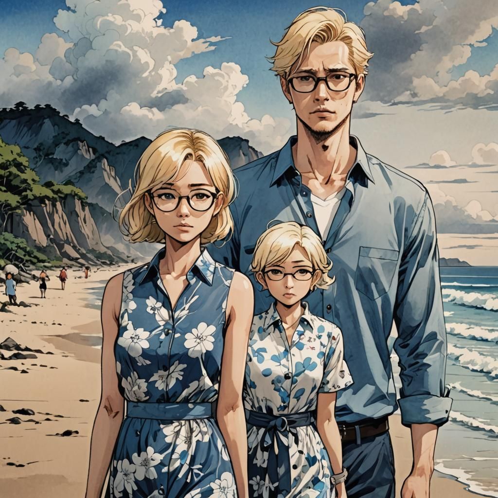 Dark Fantasy Manga: Lovers on a Misty Beach