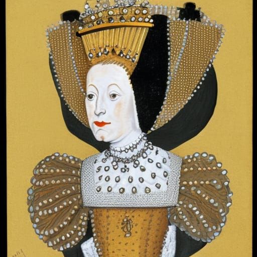 Queen Elizabeth I in Bemelmans Style