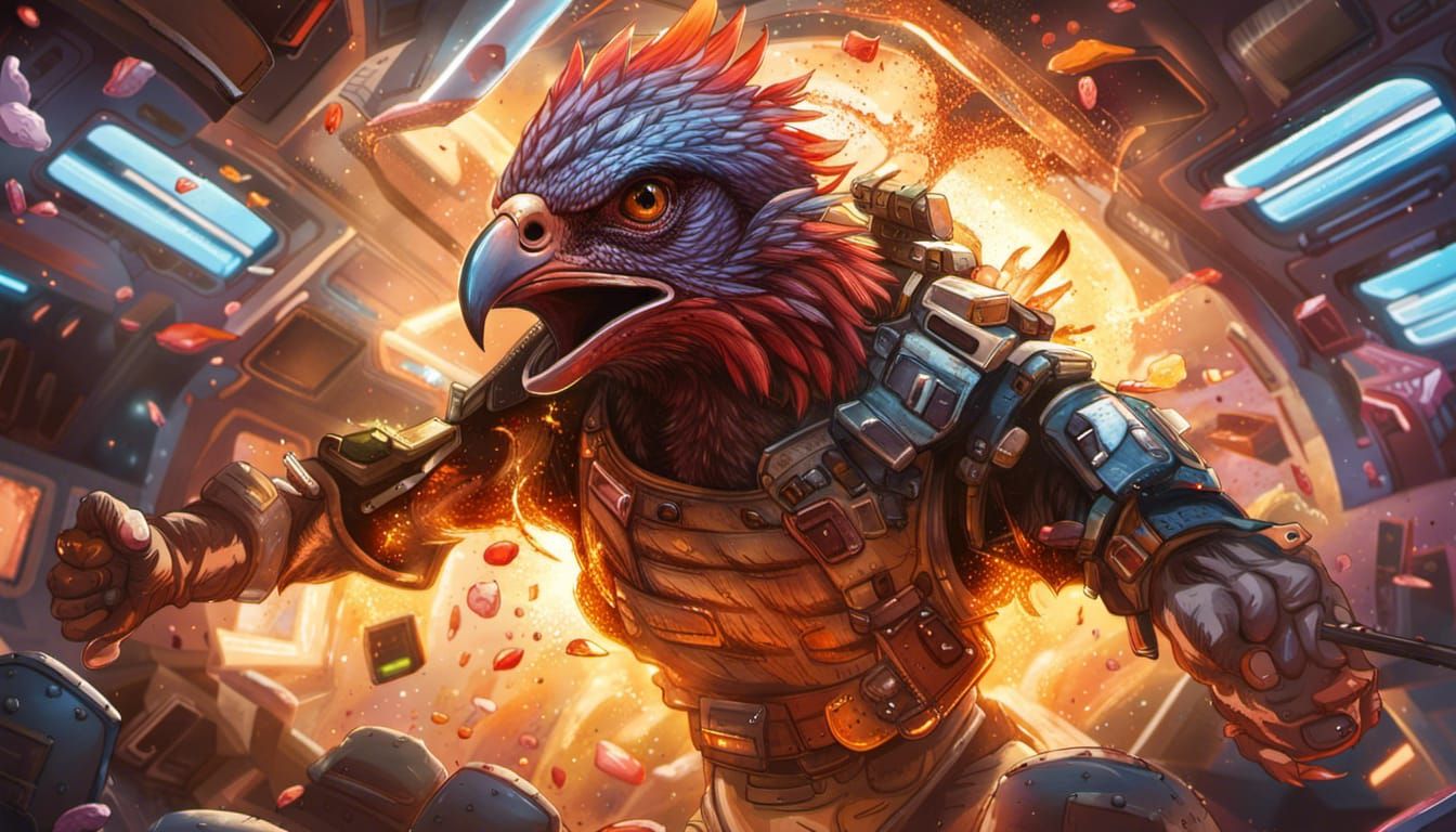 "Roasted chicken anyone?"