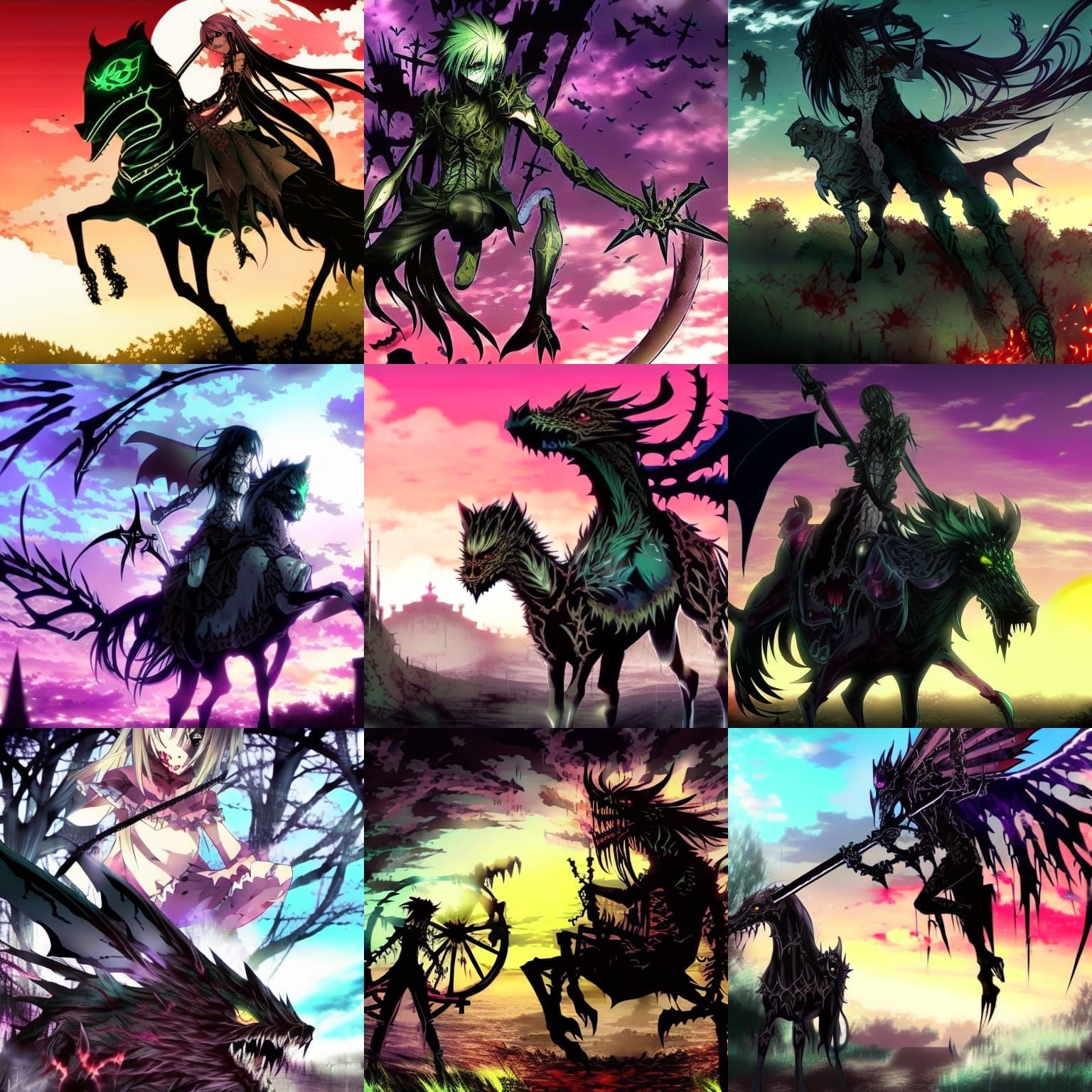 Undead Knight Rides Into Sunset