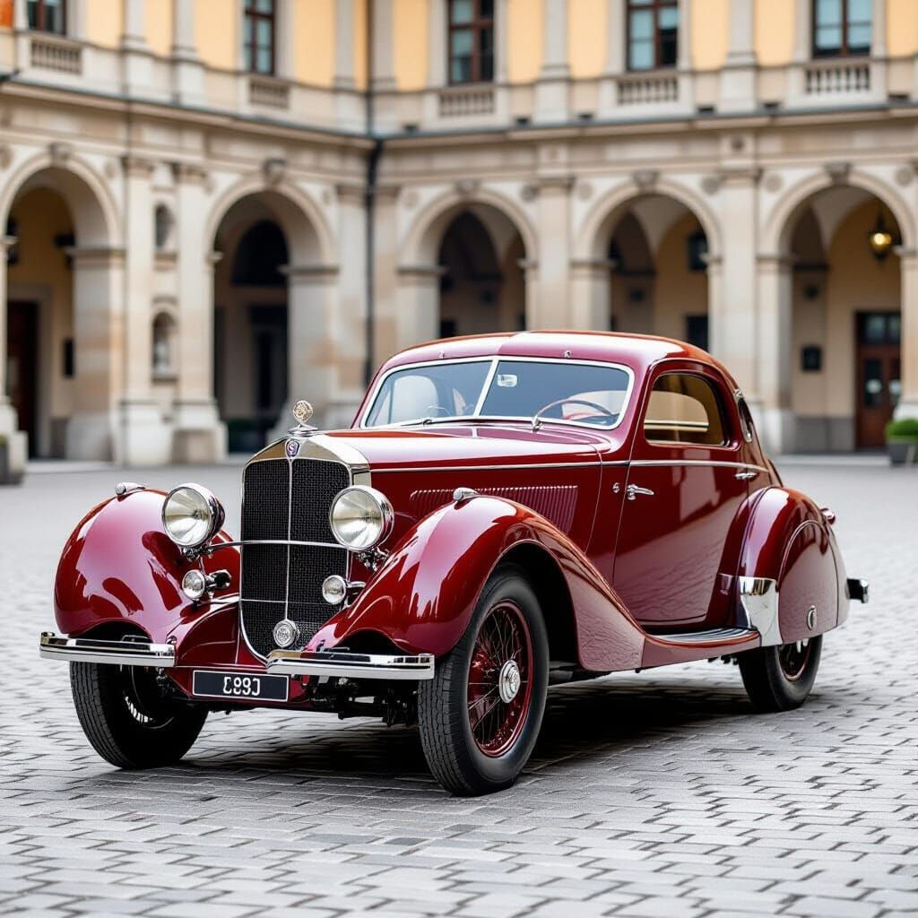 1930s Alfa Romeo 8C 2900B Touring Berlinetta