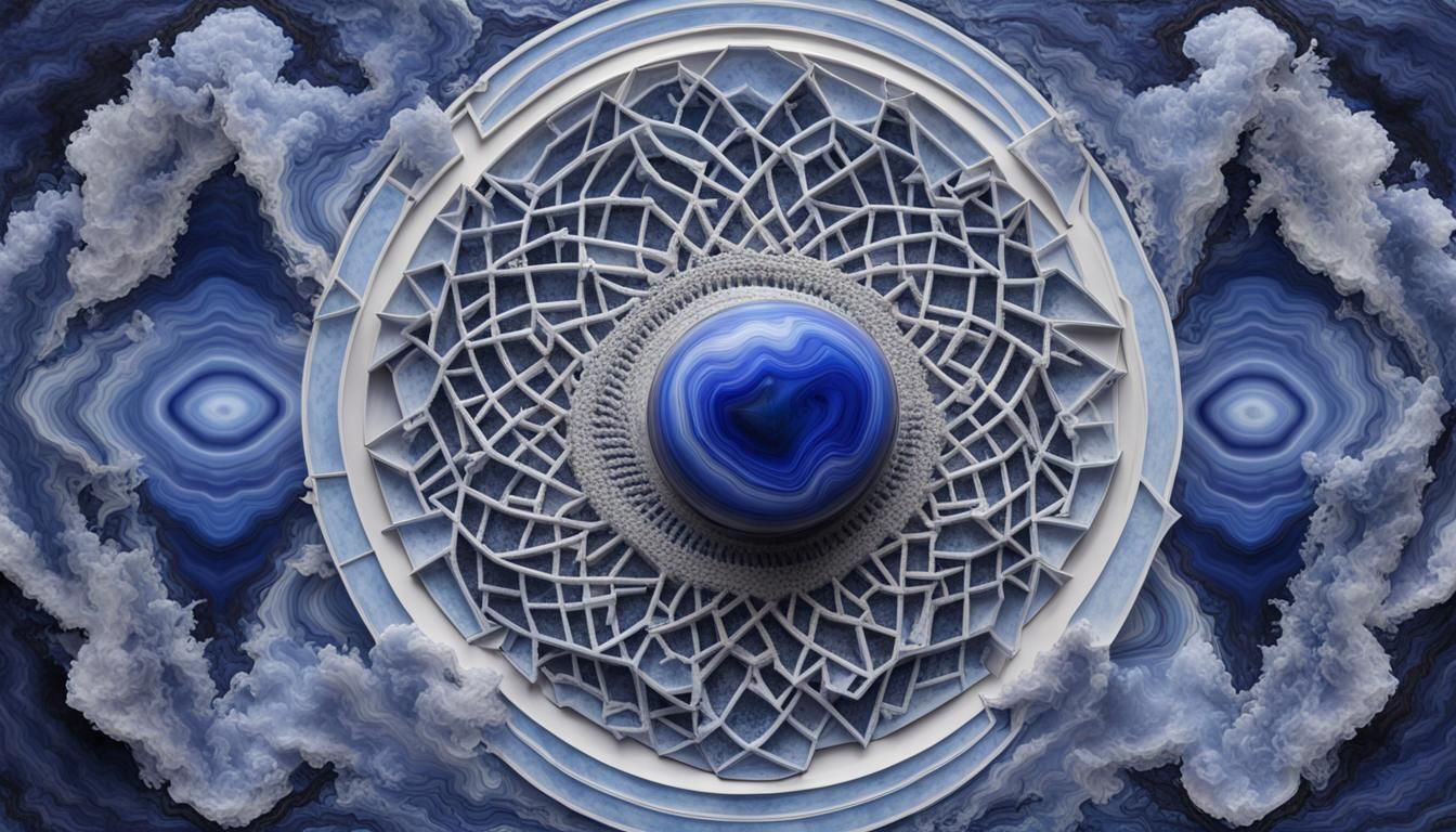 Anthropomorphic Self-Reflection with Gemstone Elements