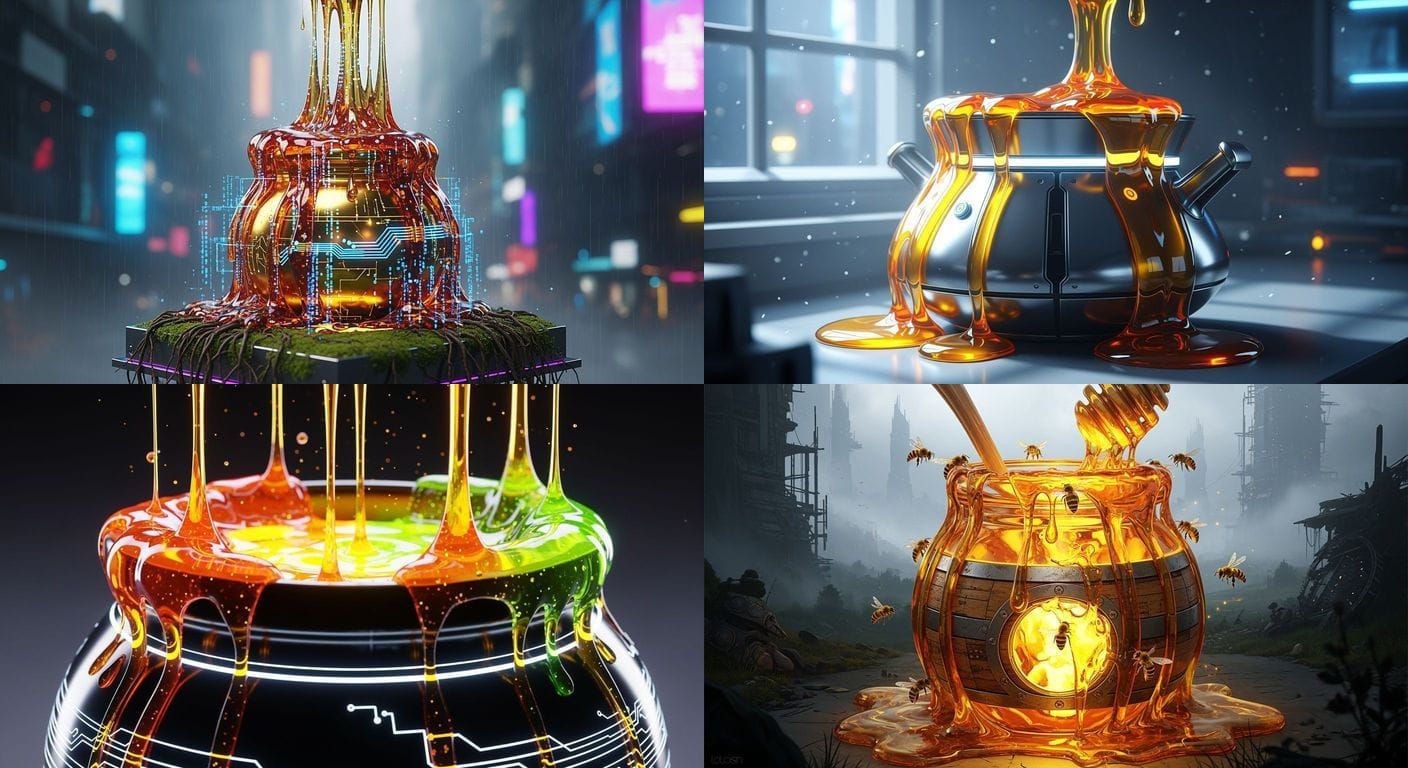 Digital Honey Pot: Sticky, Dripping, Gooey