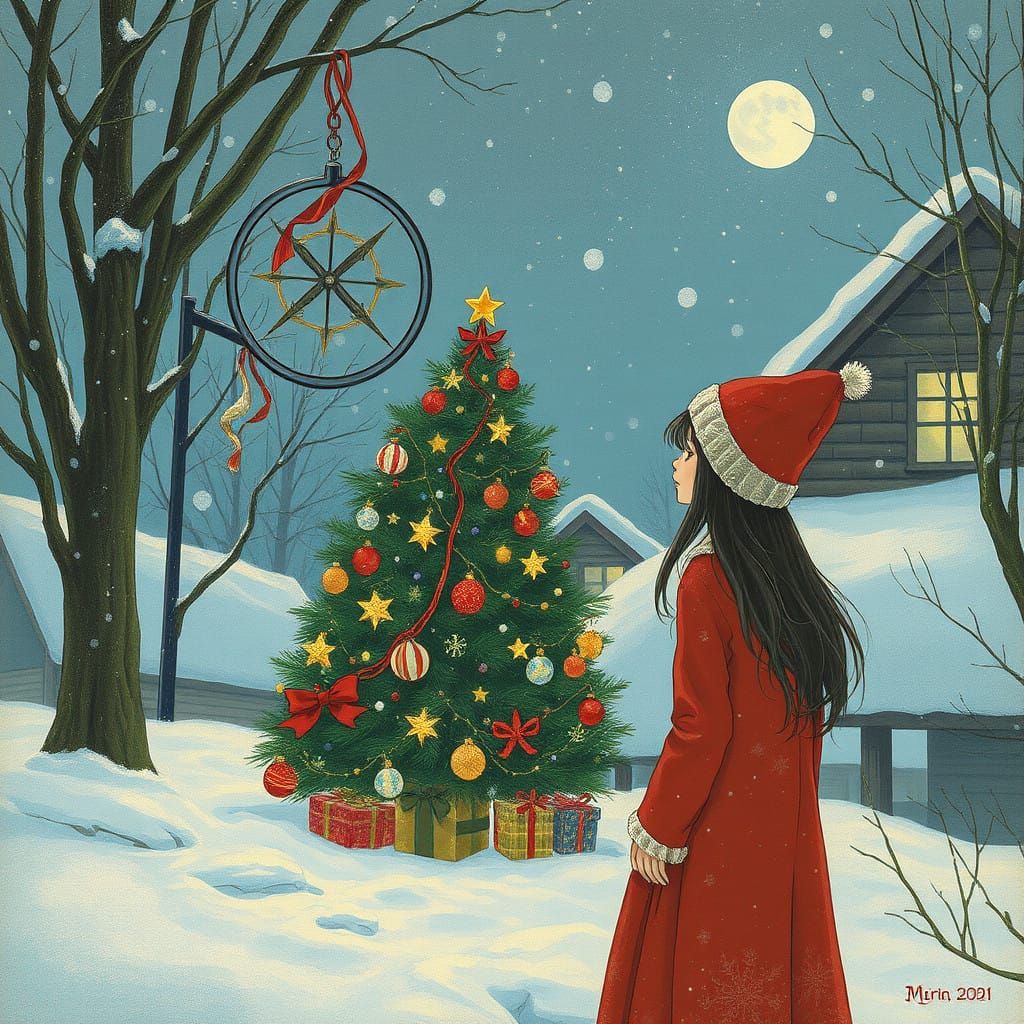 Christmas Wonderland in Whimsical Watercolor