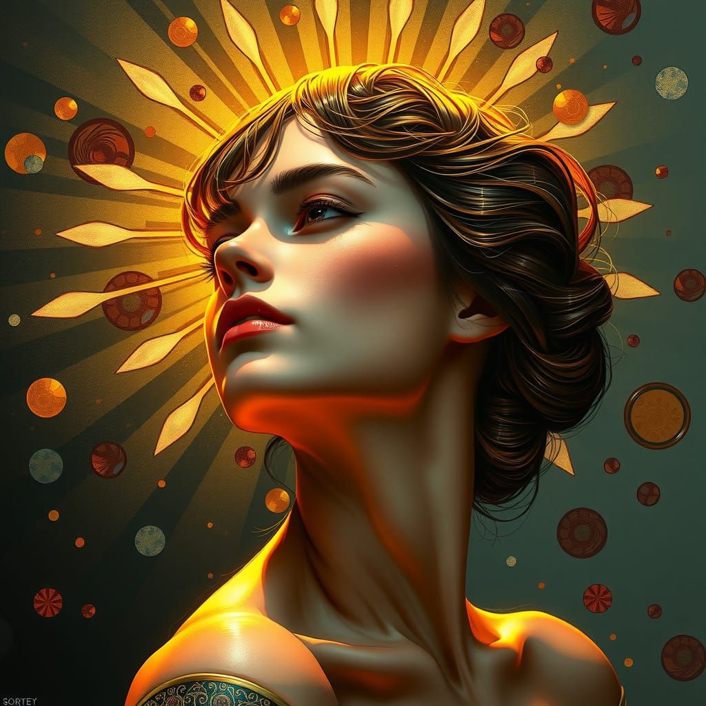 Radiant Soul Portrait in 8K Concept Art