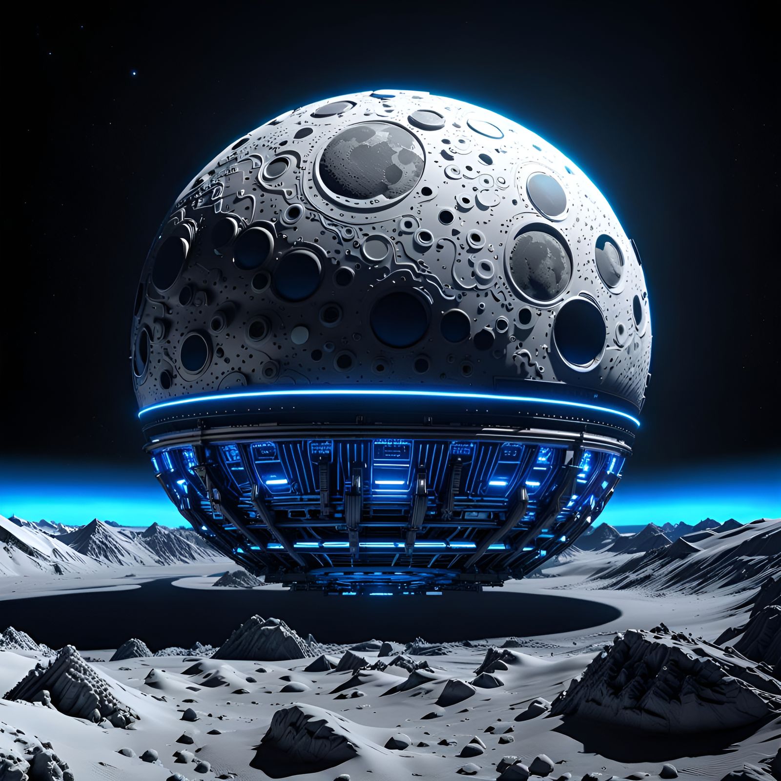 DEATH STAR Version - SPACESHIP MOON