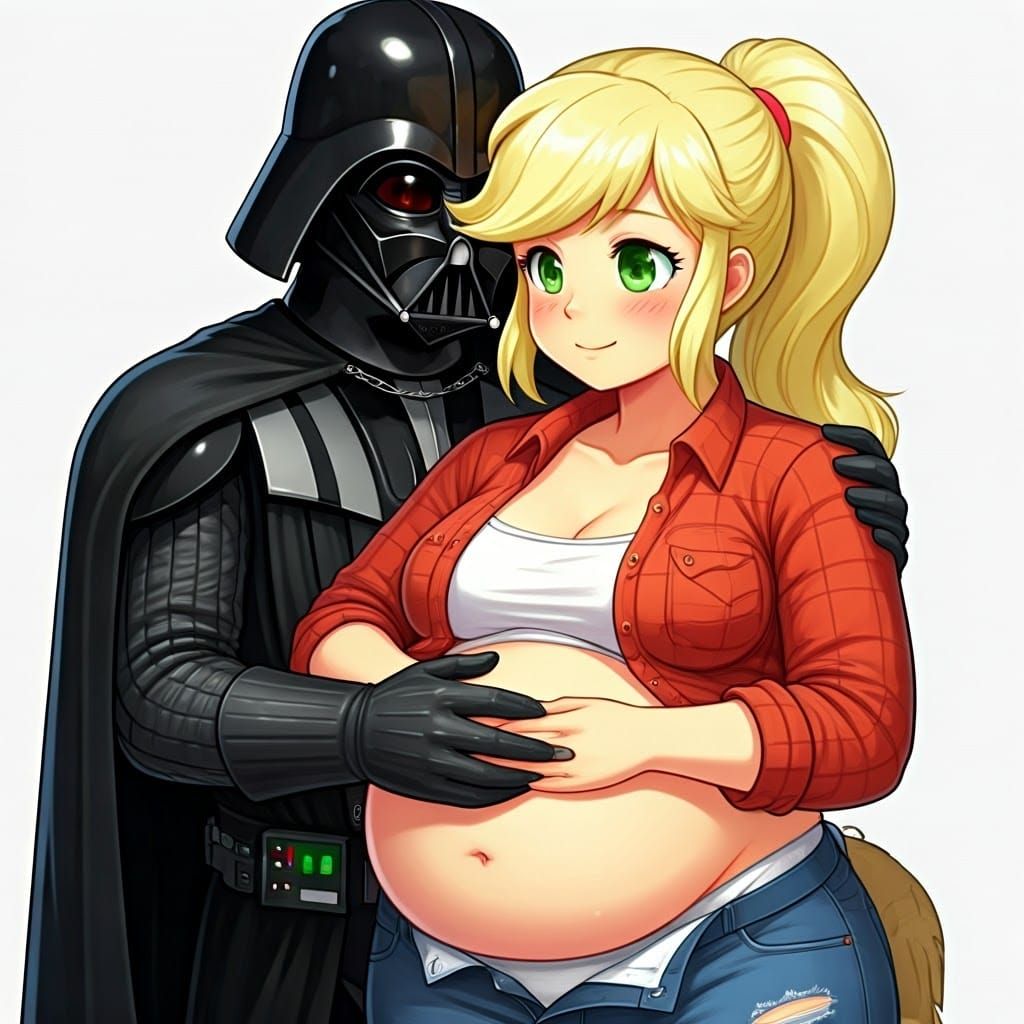 Applejack and Darth Vader: A Heartwarming Anime Duo