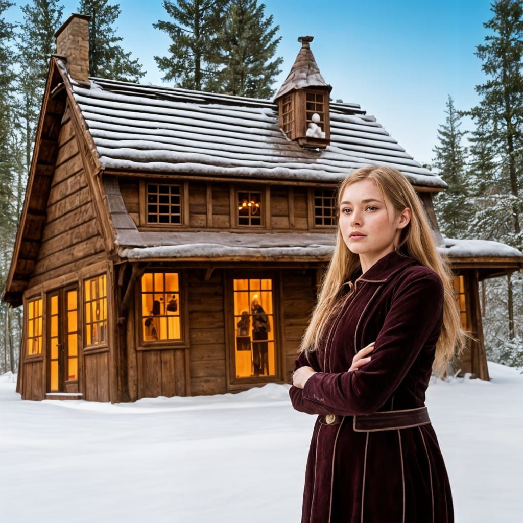 Gingerbread Witch Confronts Hansel and Gretel in a Sweetly D...