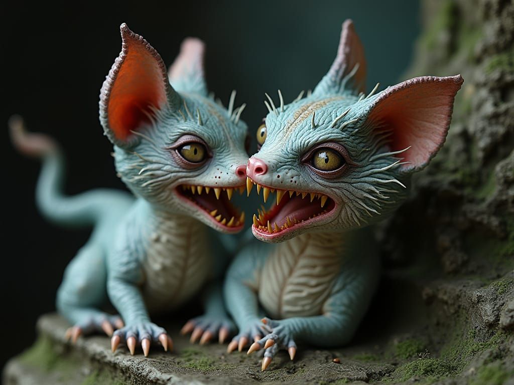 Collectible Masterworks of Cyberhybridism by Franklin Mint