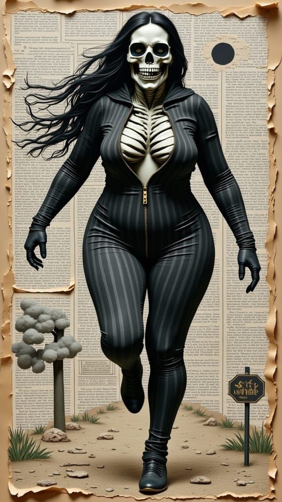 Creation Summary by Vincent 
Gothic Cop Female in Distressed...