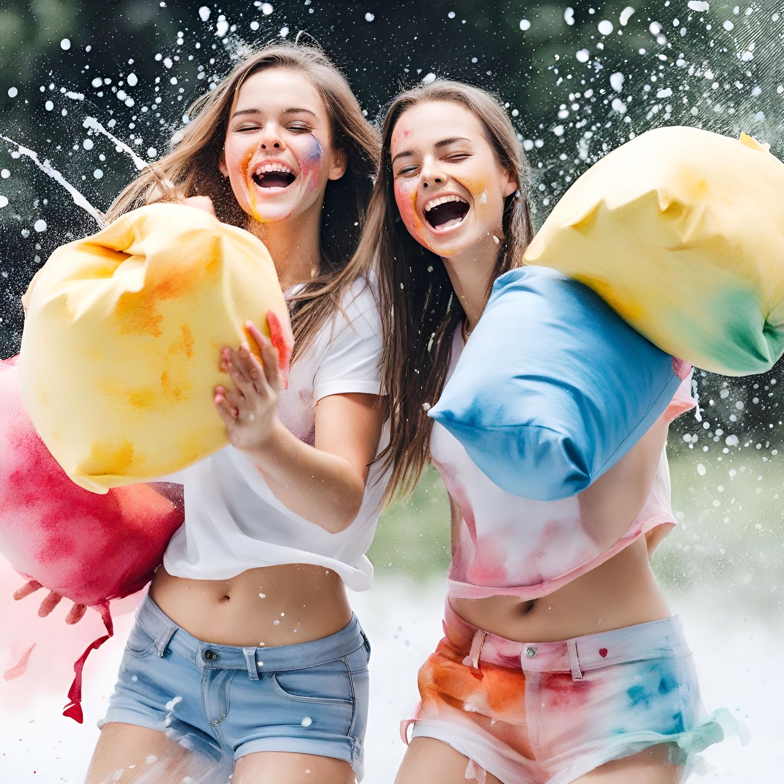 Pillow sisters ready to fight