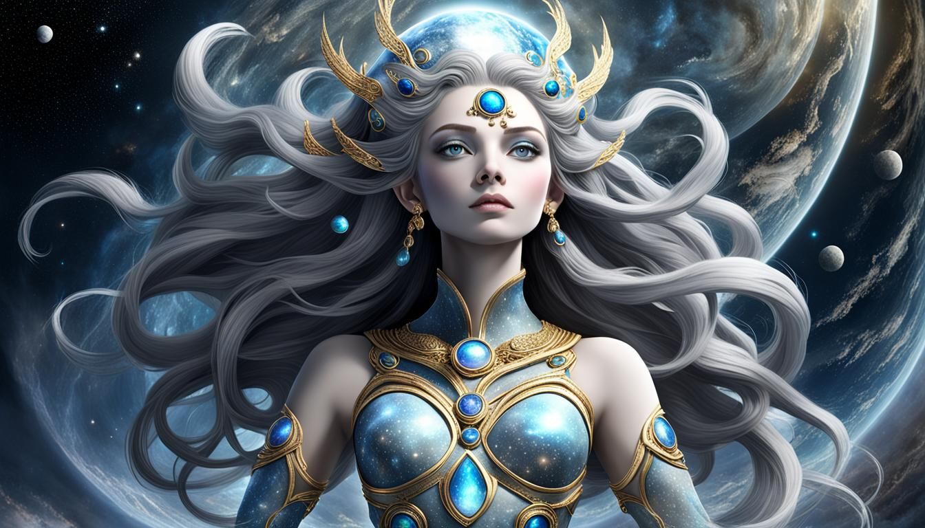 The Celestial Goddess of Space