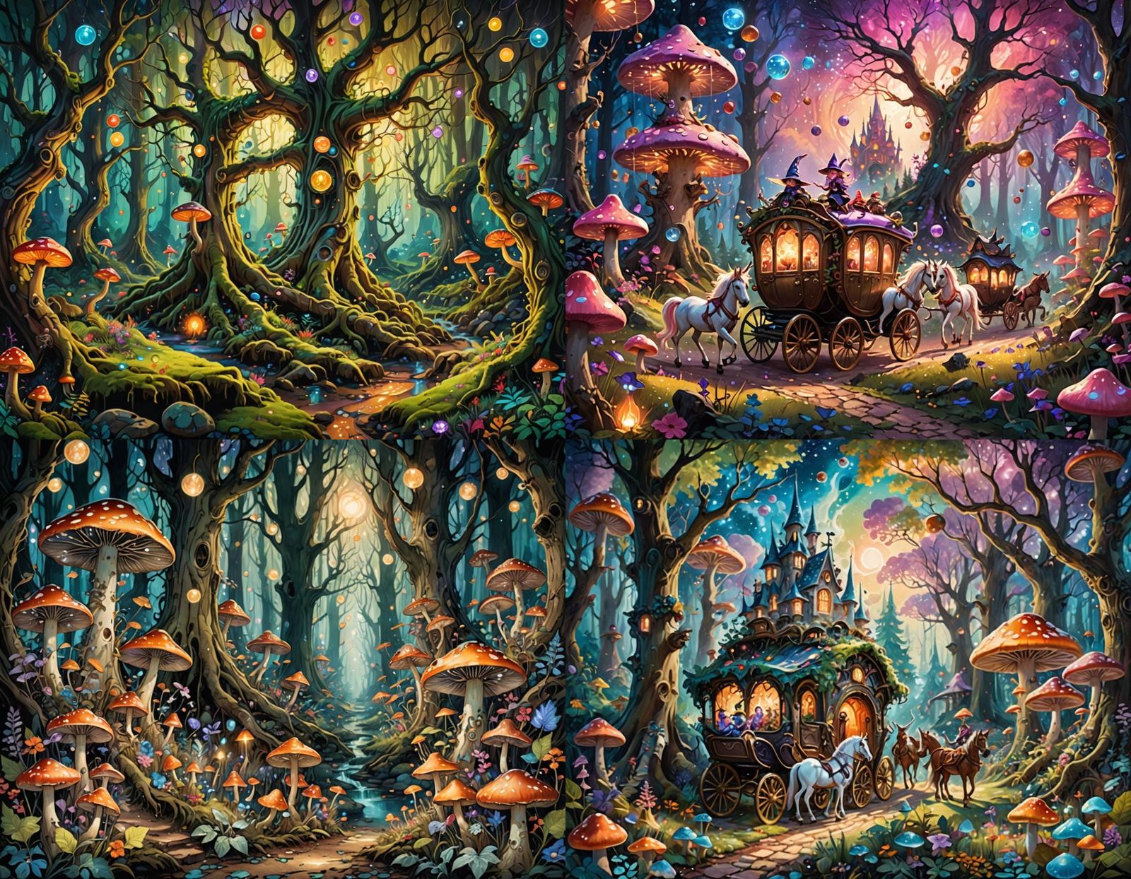 Enchanted Forest: A Magical, Vivid Landscape