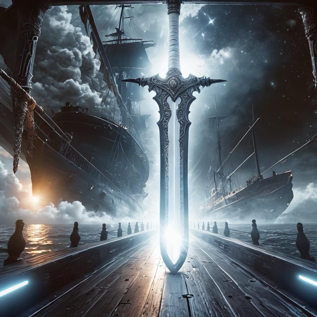 Enchanted Sword of Destiny, Fantasy Artwork