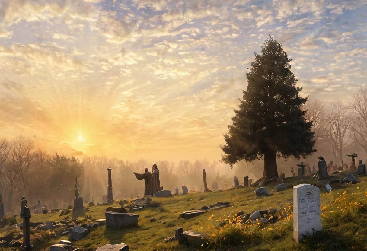 Harry Potter and Dumbledore at Grave, Ethereal Fantasy