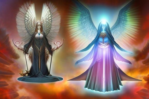 Angel of Death Overlooks Prismatic Stargate