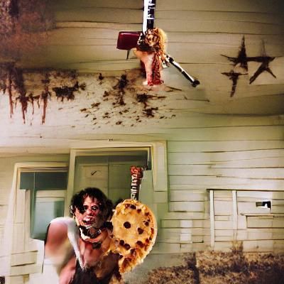 Chainsaw Horror: A Dark and Suspenseful Scene