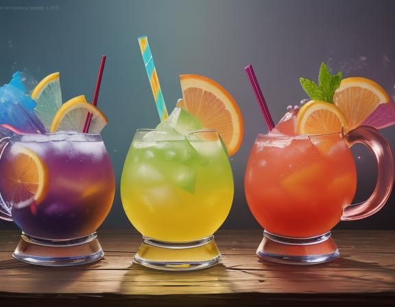 Goblins Enjoying Cocktails in Pixar-Inspired Tavern