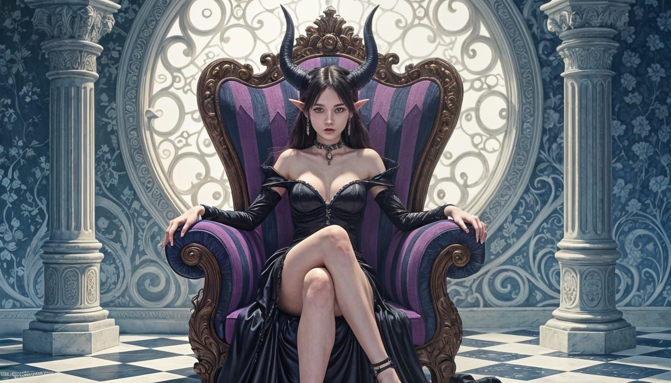 Devil in Striped Chair: a Dark Fairytale
