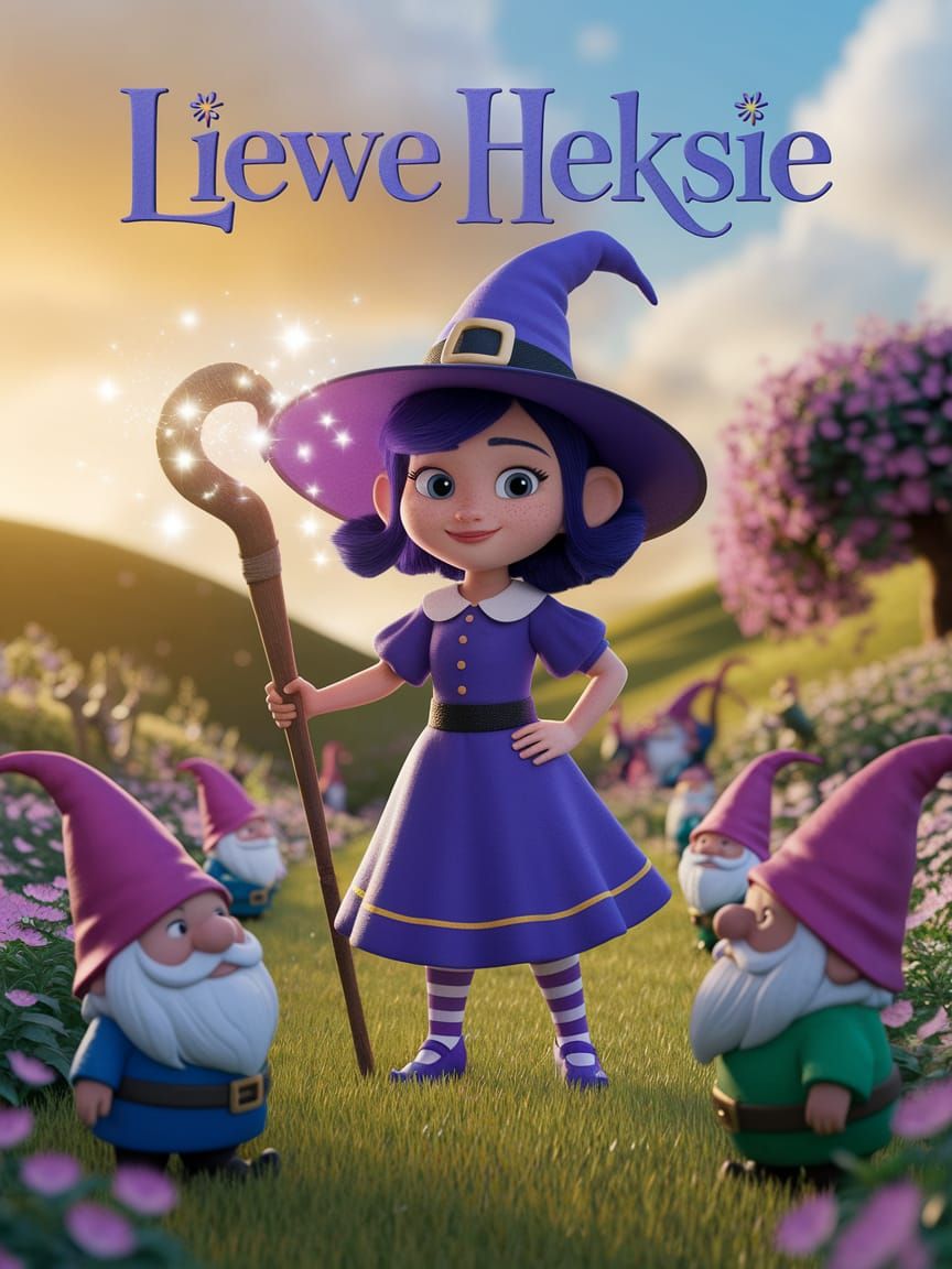 Liewe Heksie in a Sunny Garden, CGI Animation