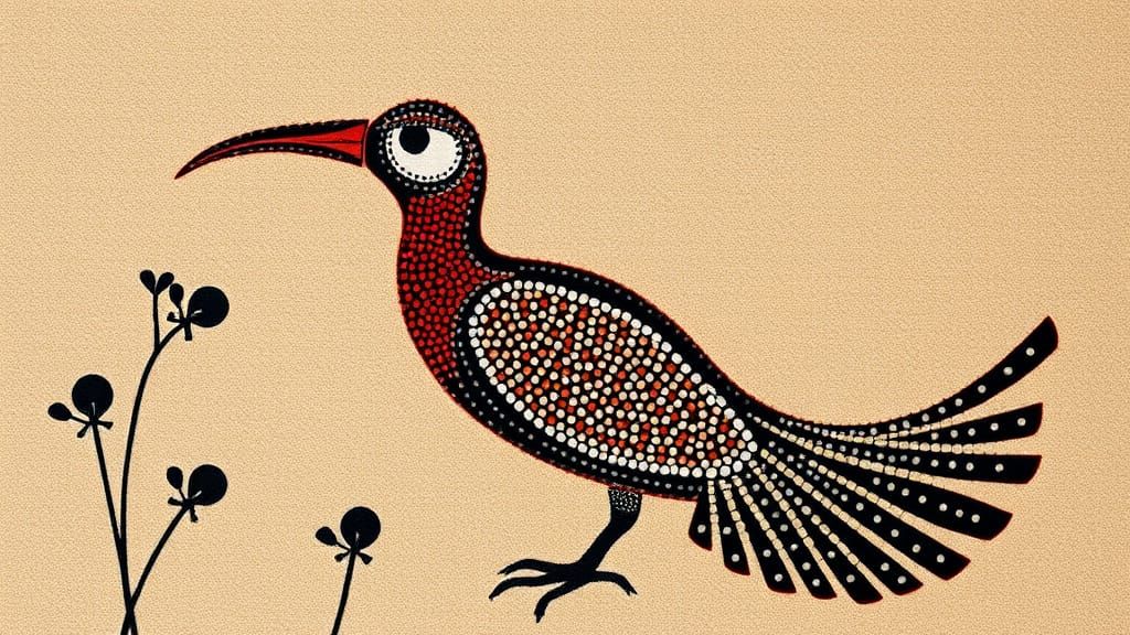 Aboriginal Bird Art: Indigenous Inspired Design