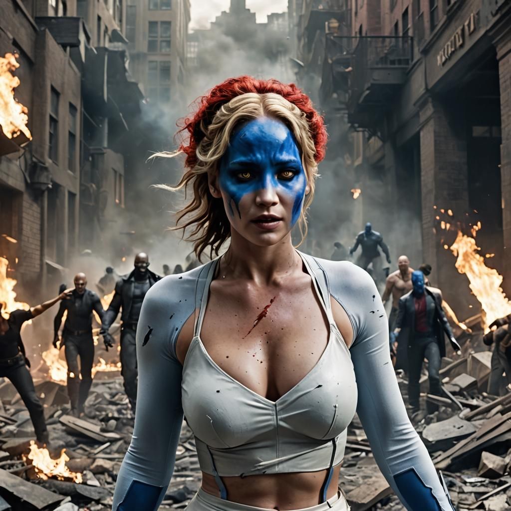 Jennifer Lawrence as (X-Men movies) mystique